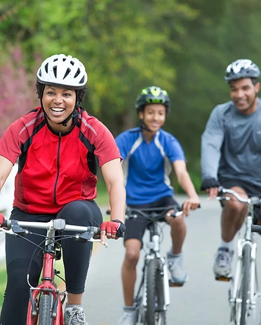 Balade à vélo en famille