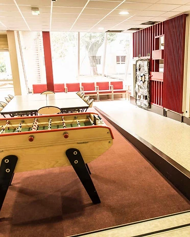 Espace commun baby foot