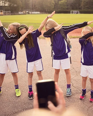 Girls Performing Dab Dance